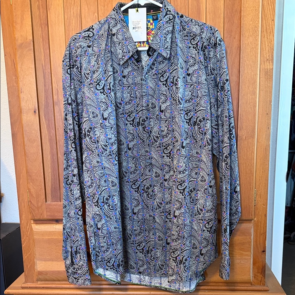 Robert Graham Manticore Multicolor Paisley Shirt